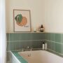 Nice Bum Print Bathroom Wall Art, thumbnail 2 of 5