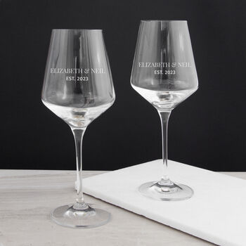 Personalised Special Date Wine Glass, 8 of 9