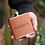Personalised Name Hipflask Whiskey Gifts For Men Him, thumbnail 4 of 4