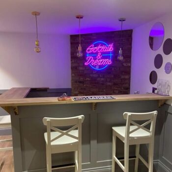 Cocktails And Dreams Neon Sign, 2 of 5