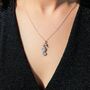 Sterling Silver Seahorse Nature Pendant Necklace, thumbnail 2 of 7