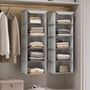 Hanging Wardrobe Storage Organiser With Shelves, thumbnail 3 of 9