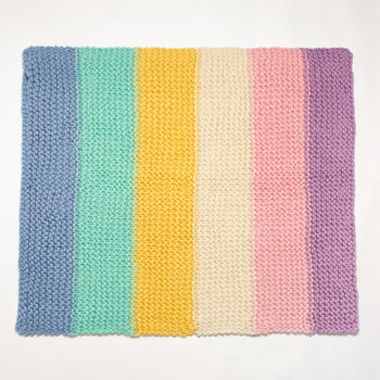 Pastel Dreams Blanket Knitting Kit, 5 of 6