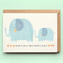 1st Mothers Day Elephant Card, thumbnail 1 of 2