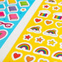 Colourful Rainbow A5 Vinyl Sticker Sheet, thumbnail 5 of 7