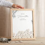 Meadow Drop Top Frame Wedding Guest Book, thumbnail 3 of 5