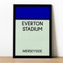 Everton Stadium Monopoly Everton Football Print, thumbnail 1 of 2