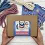 Macrame Kit, Rope Jewellery, Sky Blue, Pink And White, thumbnail 1 of 10