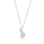 Personalised Sterling Silver Long Haired Cat Necklace, thumbnail 1 of 7