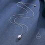 Random Shape Genuine Baroque Pearl Pendant Necklace, thumbnail 9 of 12