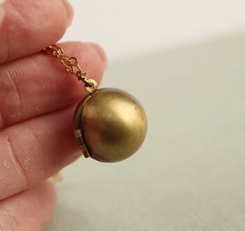 Leaf Photo Locket Necklace, 6 of 11