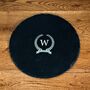 Monogrammed Wreath Slate Cheese Board, thumbnail 8 of 10