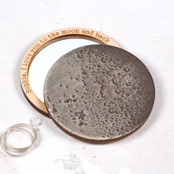I Love You To The Moon And Back Compact Pocket Mirror, 2 of 10