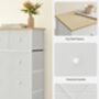 Five Drawer Fabric Storage Organizer For Any Room, thumbnail 9 of 12