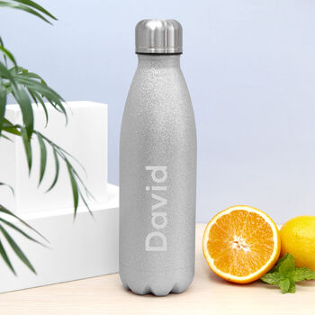 Personalised Glitter Insulated Water Bottle, 7 of 12