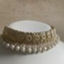 White Pearl Lightweight Gold Plated Indian Choker Set, thumbnail 7 of 11