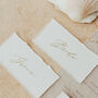 Gold Calligraphy Place Name Cards, thumbnail 7 of 7