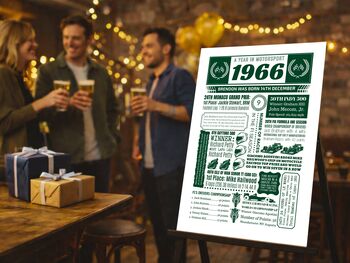 1966 Personalised 60th Birthday Motorsport Print, 12 of 12