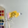 Personalised 'First Day Of' Acrylic Pencil Flag Keepsake, thumbnail 4 of 4