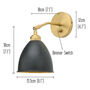 Radiance Bedside Contemporary Dimmable Wall Lights, thumbnail 10 of 11