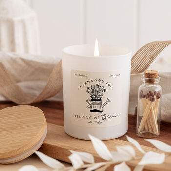 Personalised Candle Gift For Teacher, 2 of 12