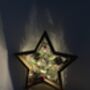 Wooden Christmas Light Up Ornament Tree And Star Set, thumbnail 6 of 12