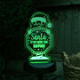 Personalised Santa Stop Here Solar Light – Christmas Outdoor LED, thumbnail 8 of 9