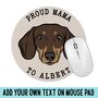 Personalised Dachshund Computer Mouse Mat, thumbnail 3 of 5