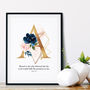 Blessed Is She Who Believed Personalised Print, thumbnail 1 of 4