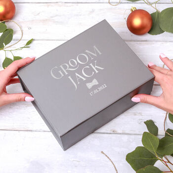 Personalised Groom Gift Box, 3 of 6