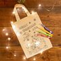 Christmas Scene Colour In Tote Bag, thumbnail 1 of 4