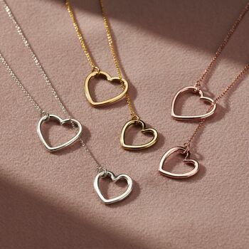 Personalised Heart Lariat Necklace, 2 of 8