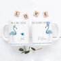 Personalised Flamingo Wedding Mugs, thumbnail 1 of 6