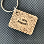 I Love Biscuits Custard Cream Keyring, thumbnail 6 of 7