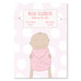 Personalised Baby Pink Art Print, thumbnail 3 of 3