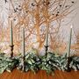 Meadow Green LED Taper Candles, thumbnail 2 of 5