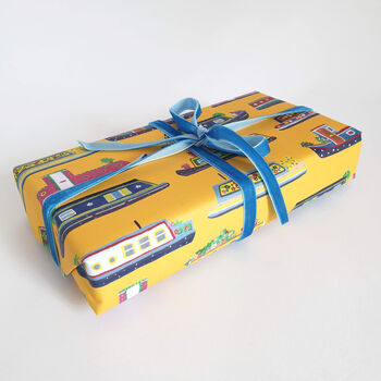 Canal Boat Wrapping Paper, 3 of 5
