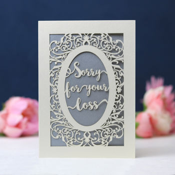 Papercut Sympathy Card, 2 of 7