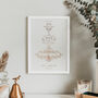 Personalised Gold Foiled Typography 'Song Lyrics' Print, thumbnail 1 of 7