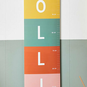 Personalised Name Height Chart, 4 of 6