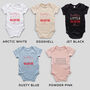 Organic Cotton Daddy's Little Valentine Baby Grow, thumbnail 4 of 6