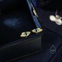 Sterling Silver Evil Eye Stud Earrings, thumbnail 2 of 11