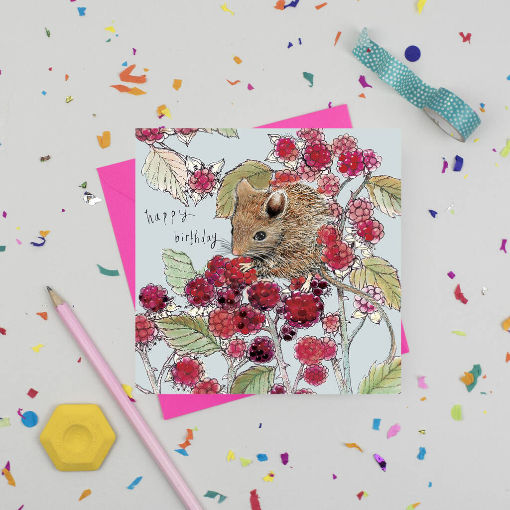  Mouse Birthday Card By Fay s Studio Notonthehighstreet