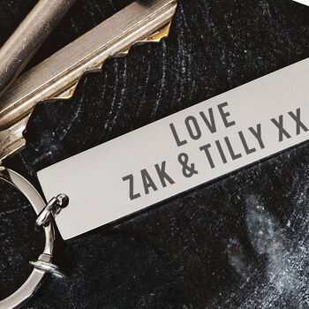 Personalised Engraved Golf Club Keyring Gift For Dad, 2 of 2