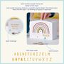 Personalised Modern Rainbow Money Pot Piggy Bank, thumbnail 5 of 10