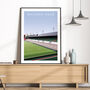 Welford Road Leicester Tigers Rugby Poster, thumbnail 1 of 8