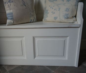 Two Seater Monks' Bench Hand Painted In Any Colour, 5 of 10