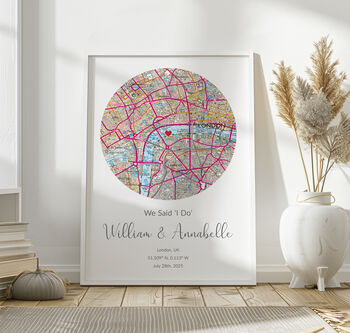 Personalised Map Print Ordnance Survey Explorer UK Edition, 6 of 12