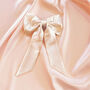 Ivory Bridal Silk Euphrasie Hair Bow With Comb, thumbnail 1 of 5