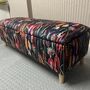 Botanical Velvet Storage Ottoman Footstool, thumbnail 4 of 6